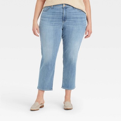Women's High-Rise Slim Straight Fit Jeans - Universal Thread™