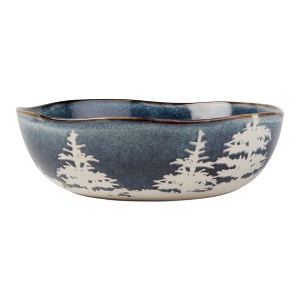tagltd Winter Rustic Forest Themed Serving Bowl 9.6H x 9.5L x 3.5W in. - 1 of 2
