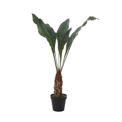 55.5" x 39" Artificial Faux Tropical Plant in Pot - 3R Studios