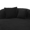 EHMKNP Modern Chaise Lounge Sofa – Boneless Couch 51.6" Compression Sofa Bed - 3 of 4