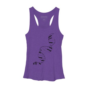 Women's Design By Humans DNA Piano By Tobiasfonseca Racerback Tank Top - 1 of 3