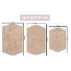 Waterford Collection Tufted Bath Rug, Extra Soft and Absorbent, Non-Slip Bath Mats, Machine Washable bath rugs for Bathroom, 3 Piece Set, Linen - 3 of 4