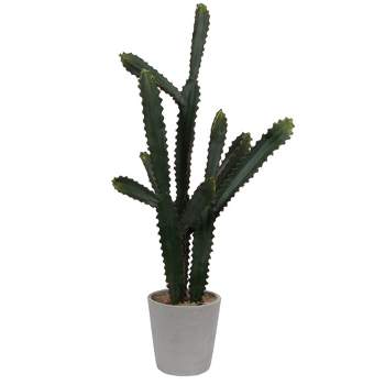 Vickerman Artificial 29" Green Cactus Plant.
