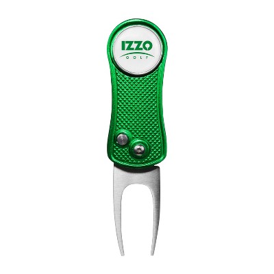 Izzo Golf Metal Switch-Blade Divot Tool