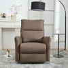 CENGHU Leather Rocking Recliner Chair, 360� Swivel Nursery Rocking Chair, Modern Glider Chair, Single Sofa Chair for Bedroom, Living Room - 2 of 4