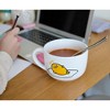 Silver Buffalo Sanrio Gudetama "Late Night Snack" Ceramic Soup Mug With Vented Lid | 24 Ounces - image 4 of 4