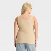 Women's Slim Fit Ribbed Tank Top - Ava & Viv™ - 2 of 3