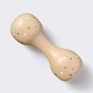 Wooden Baby Rattle - Dots - Cloud Island™ - 1 of 3