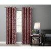 Kate Aurora 2 Piece Metallic Sparkle Thermal Grommet Blackout Curtain Panels - 2 of 4