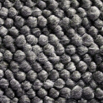 Gray Handcrafted Wool Bubble Texture 5' x 7' Area Rug