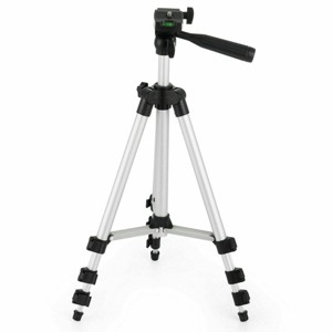 Boersma Professional Camera & Phone Tripod Stand – Portable Adjustable Tripod Mount Holder for Mobile Live Streaming, Photography, and Video Recording - 1 of 4