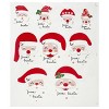 Wrapables Santa Claus Sticker Labels, Christmas Holiday Name Tags for Gifts & Stationery (45pcs) - 2 of 4