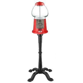 Great Northern Popcorn Vintage Gumball Machine With Stand – Red/Black