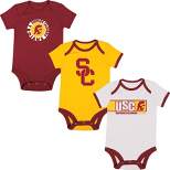 NCAA USC Trojans Infant Boys' 3pk Bodysuit