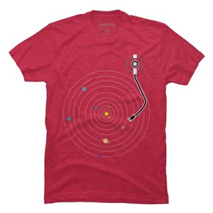 Men's Design By Humans Melodic Universe By frank095 T-Shirt - 1 of 4