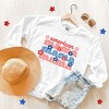 Simply Sage Market Women's Graphic Sweatshirt American Mama Smiley Face - 3 of 3
