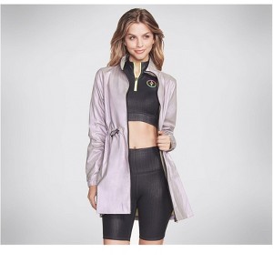 Skechers Womens Supply Iridescent Parka Coat - 1 of 2
