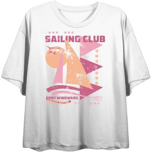 Sailing Club Vintage-Inspired Adult Crew Neck Short Sleeve Tee - 1 of 3