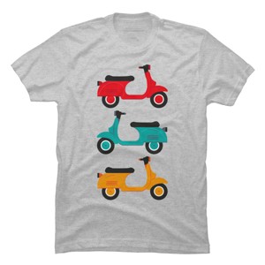 Men's Design By Humans retro and classic motorbike By kiryadi T-Shirt - 1 of 4