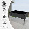 4 Pieces Outdoor Patio Furniture Sets, Rattan Patio Table and Chairs Set with Soft Cushion and Coffee Table, Outdoor Furniture Bistro Set for Garden - 4 of 4