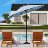 UV Resistant Ortega 9 Ft Auto Tilt Crank Umbrella - PAT8001 - Safavieh - 2 of 3