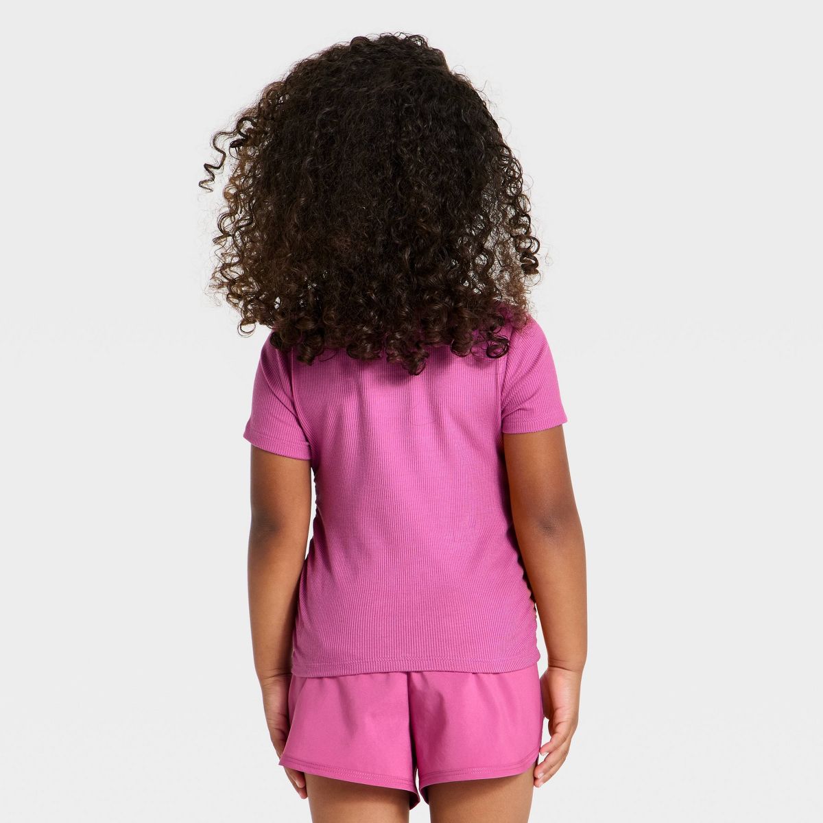 Toddler Girls' Modal Rib Active T-Shirt - All In Motion™ - thumbnail 8