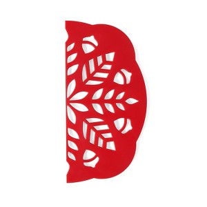 Talisman Designs Pie Top Cutter for 10 inch Pies, Autumn, Red - 1 of 3