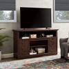 Vynxaria Retro TV Center with Storage for TVs Up to 65", Mid Century Modern Entertainment Console, Espresso Finish - 2 of 4