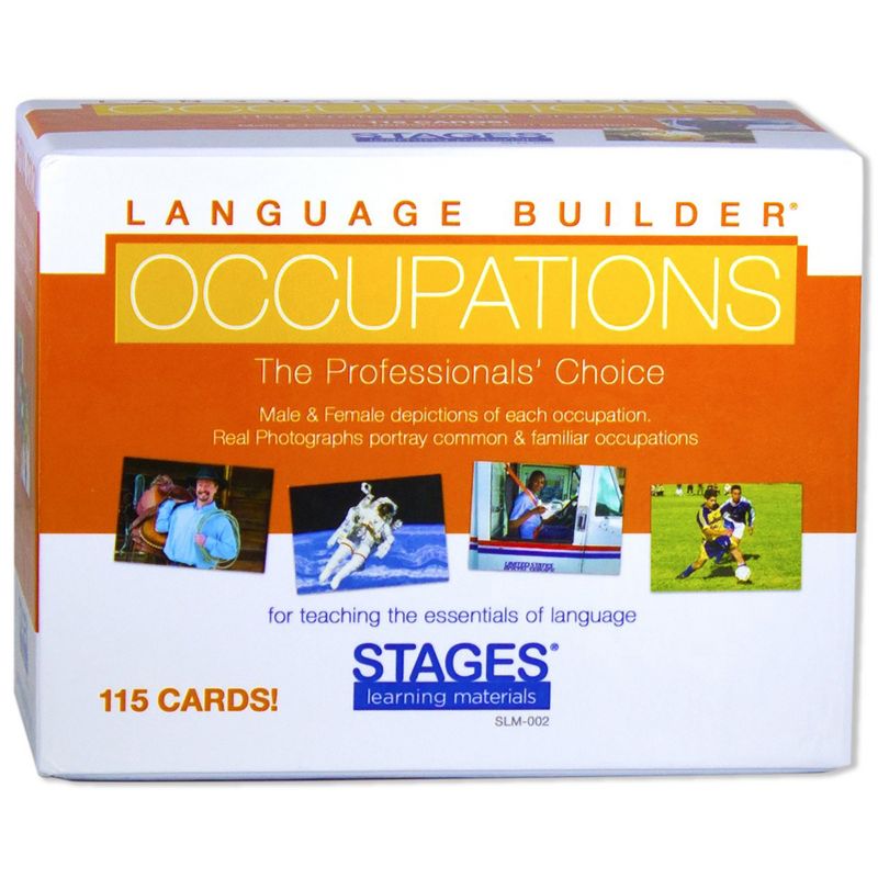 Stages Learning Materials Language Builder Occupation Card Set, Pack of 115, 2 of 4