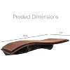Arf Pets Cat Shelf, Wall-Mounted Curved Wooden Cat Perch - Holds Cats Up to 44 Lb - 3 of 4
