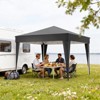 SUGIFT 10' x10' Folding Canopy Tent with 4 Removable Sidewalls,  Easy Setup for Outdoor Events, Parties, Camping, Markets, Partys - 4 of 4