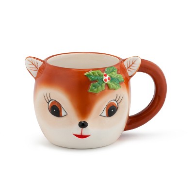 Hot Sale Santa Deer Snowman Tree Print Coffee Cup Christmas Party