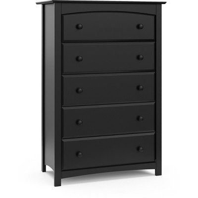 Storkcraft Kenton 5 Drawer Dresser - Black