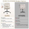 Karl Home | Upholstered Armless Task Office Chair - 2 of 4