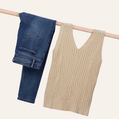 WhizMax Womens V Neck Sleeveless Sweaters Vest Casual Knit Pullover Tank Tops Summer Cami Shirt