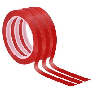 Unique Bargains Adhesive Versatile Durable DIY Art Whiteboard Tape 3 Pcs - 1 of 4