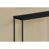 NicBex Narrow Console Table,Stylish Minimalist Entryway Table with Metal Frame,Modern Couch Table for Living Room,Black - 4 of 4
