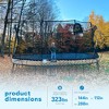 Springfree Backyard Trampoline 12 ft x 19 ft Jumbo Oval – Springless, Shock-Absorbent with Hidden Frame and Net Enclosure for Kids, Adults and Teens - 3 of 4