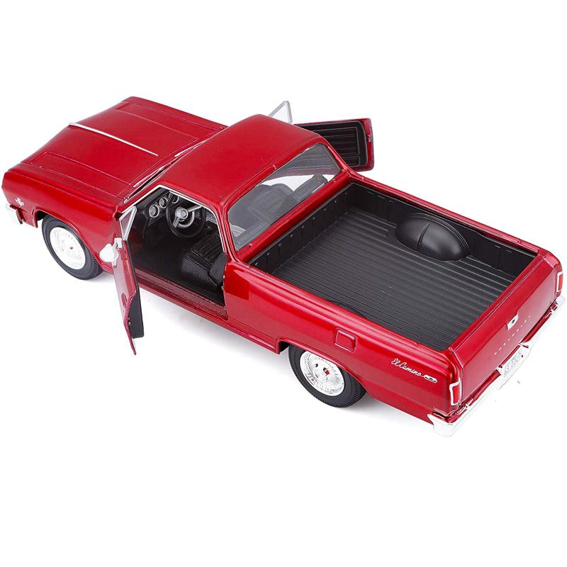 1965 Chevrolet El Camino Metallic Red 1/25 Diecast Model Car by Maisto, 3 of 6