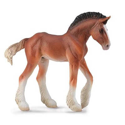 Breyer Animal Creations Breyer CollectA Series Bay Clydesdale Foal Model Horse