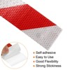 Unique Bargains Waterproof Adhesive Caution Warning Trucks Trailers Cars Reflective Tape 2 Pcs - 4 of 4
