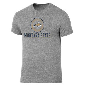 NCAA Montana State Bobcats Men's Gray Tri-Blend T-Shirt - 1 of 3