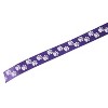 Groomer Essentials Purple Satin Ribbon with Paw Prints - image 4 of 4