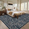 Coolmee Washable Area Rug Antique Distressed Rugs for Living Room Vintage Non Slip Modern Bedroom Carpet Stain Resistant Rug - 2 of 4