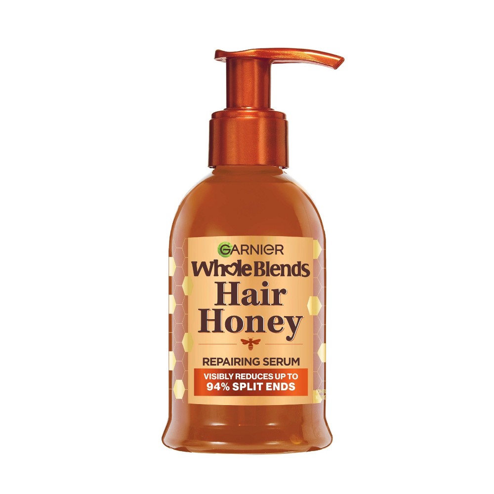 Photos - Manicure & Pedicure Tools Garnier Whole Blends Honey Treasures Hair Repairing Leave-In Serum - 5.1 fl oz 