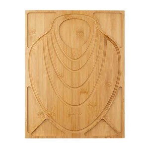John Bead 29x36x1cm Wood Bead Board for Jewelry Making Necklace Styling - 1 of 4