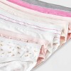 Girls' 14pk 'Floral' Cotton Bikini - Cat & Jack™ - 4 of 4