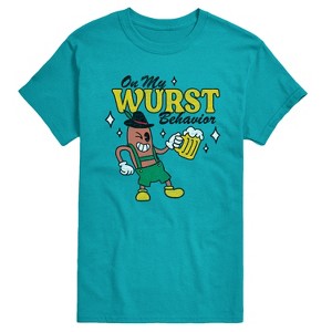Men's - Instant Message - Wurst Behavior Fall Festival Short Sleeve Graphic T-Shirt - 1 of 4