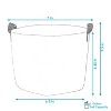 Sunnydaze Garden Grow Bag with Handles Non-Woven Polypropylene Fabric, Black - 3 of 4