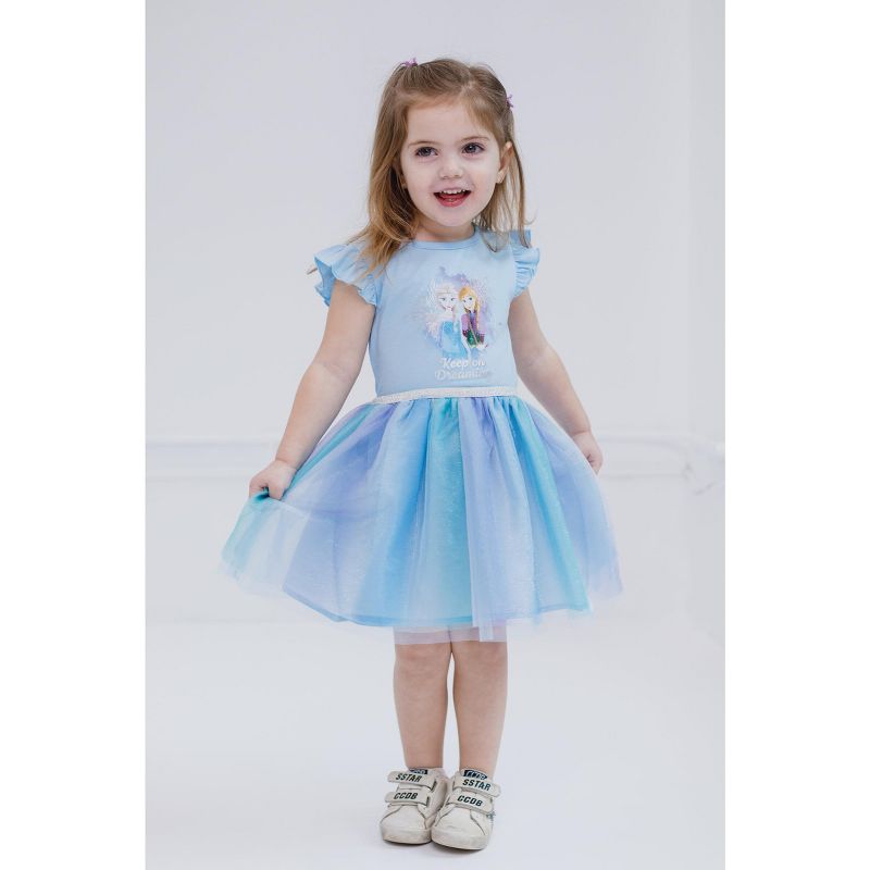 Disney Lilo & Stitch Raya and the Last Dragon Encanto Moana Mirabel Sisu Girls Dress Girls Tulle Dress Toddler, 5 of 9